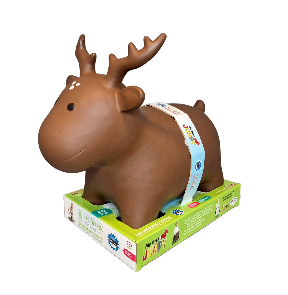 Hüpftier My First JUMPY – Brauner Elch – Produktbild 1