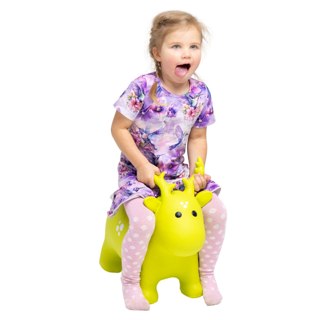 Hüpftier My First JUMPY – Grüner Elch – Produktbild 1
