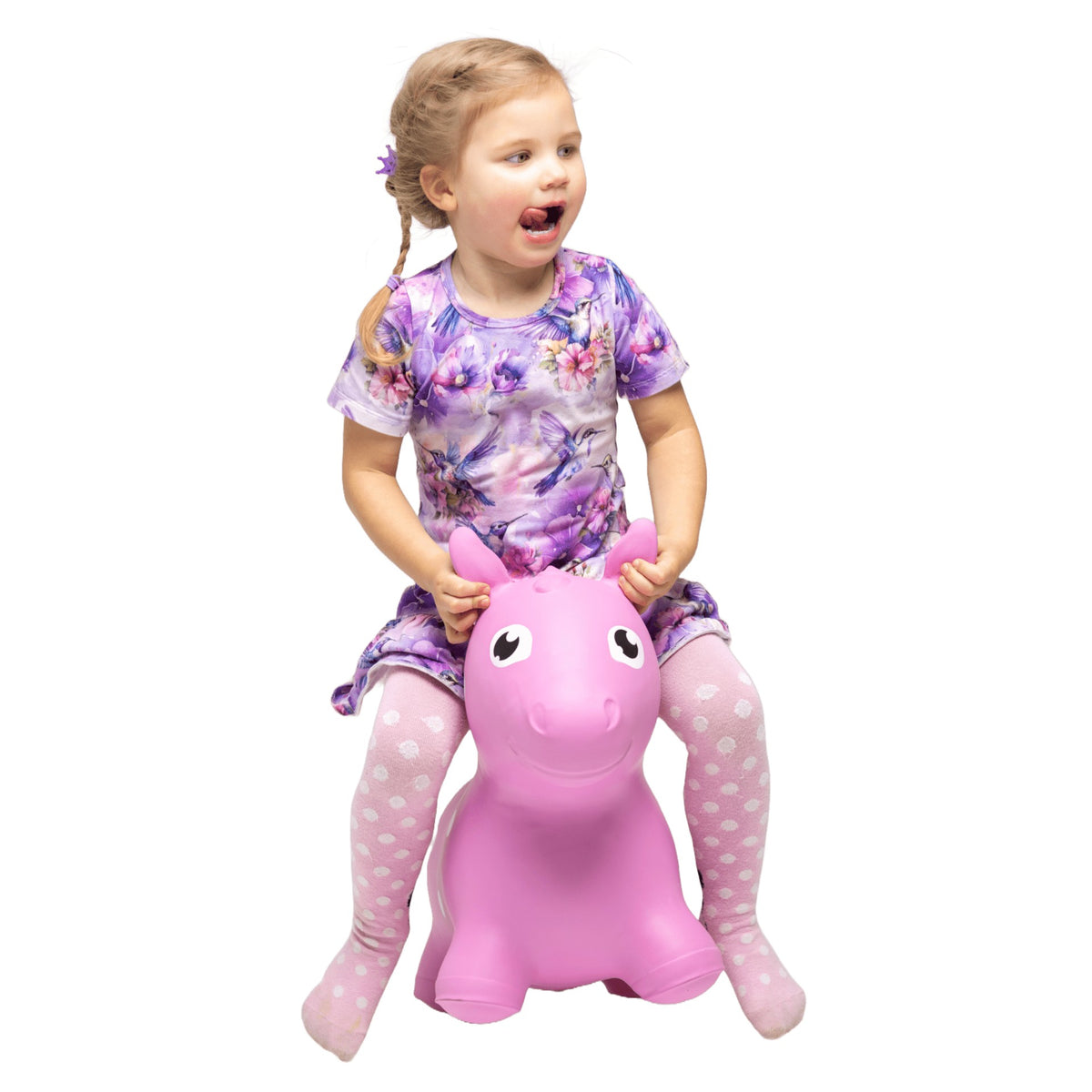My First JUMPY Rosa Pferd – Hüpftier für Kinder ab 12 Monaten bis 100 kg