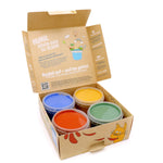 Neogrün Bio-Fingerfarben – 4er-Set in Blau, Gelb, Rot und Grün – Produktbild 3