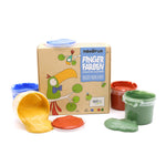 Neogrün Bio-Fingerfarben – 4er-Set in Blau, Gelb, Rot und Grün – Produktbild 2