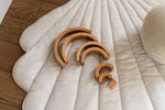 Muschel-Spielmatte aus Bio-Baumwolle und Leinen – Sand – Produktbild 4