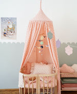 Origami Baby Mobile Pastellfarben – handgemachtes Kinderzimmer-Mobile mit Papierkranichen