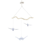Origami-Mobile fürs Babyzimmer – Weiß – Produktbild 2