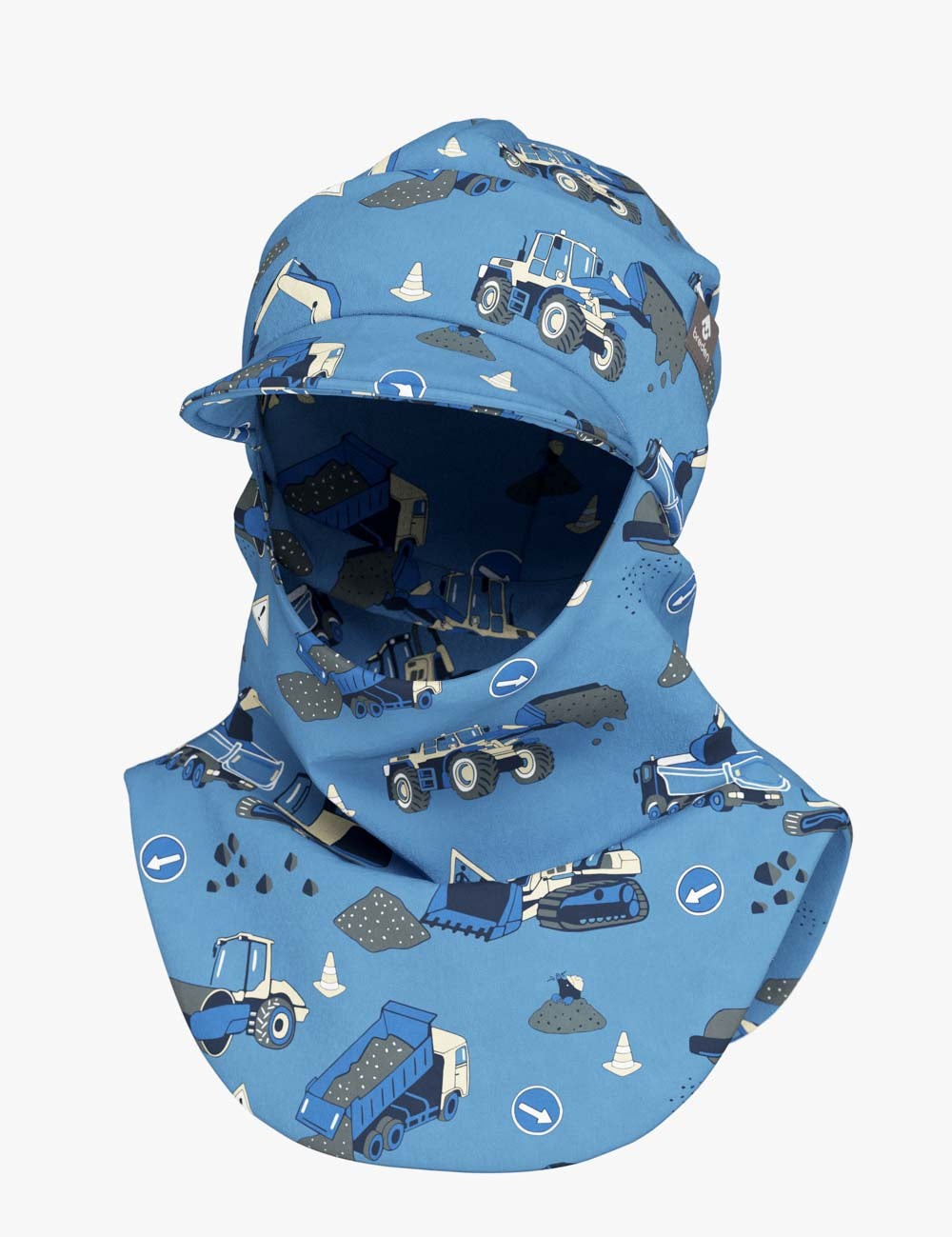 Kinder-Balaclava mit Schirm für Frühling und Herbst BENT – Baustellentag – Produktbild 3
