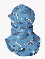 Kinder-Balaclava mit Schirm für Frühling und Herbst BENT – Baustellentag – Produktbild 1