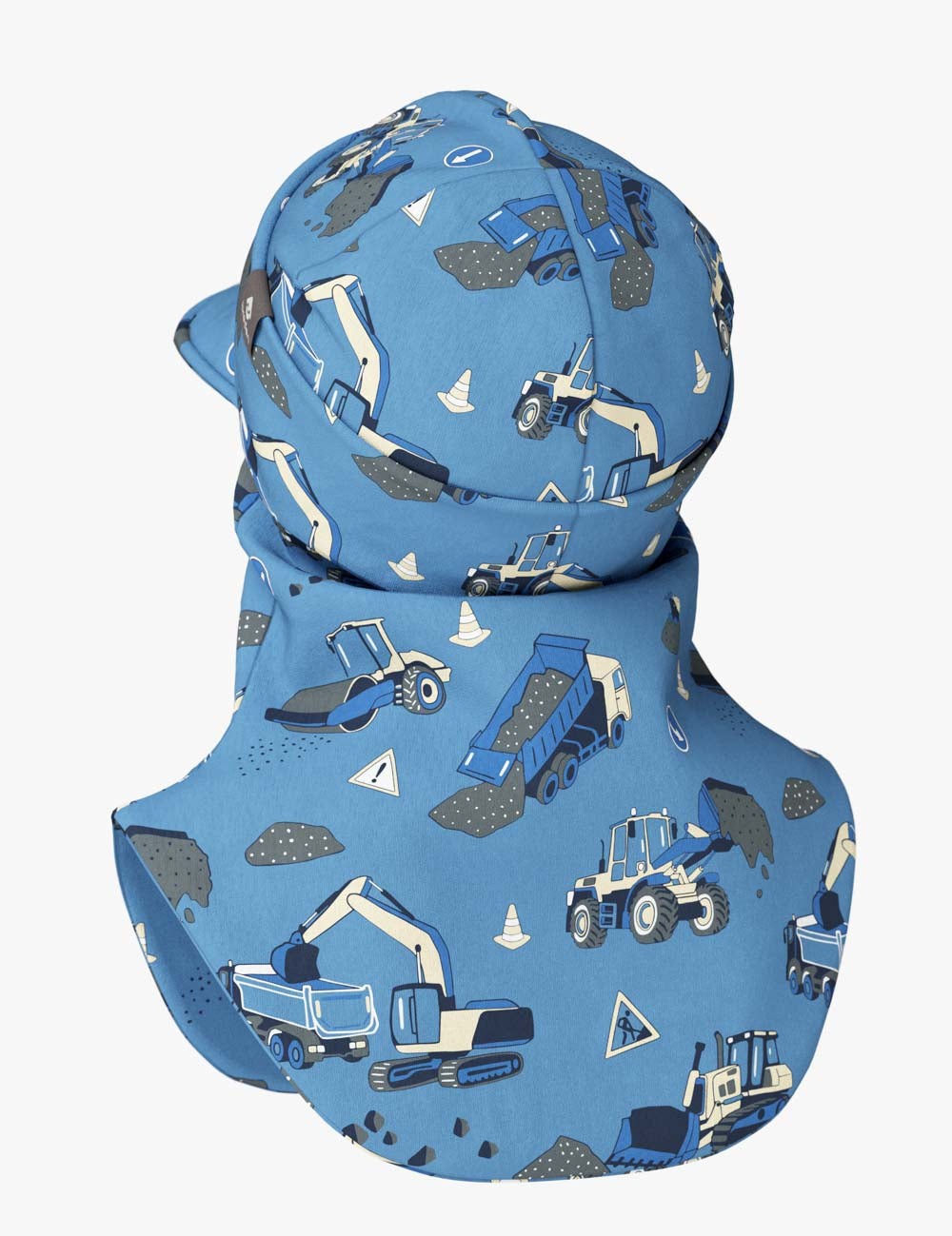 Kinder-Balaclava mit Schirm für Frühling und Herbst BENT – Baustellentag – Produktbild 1