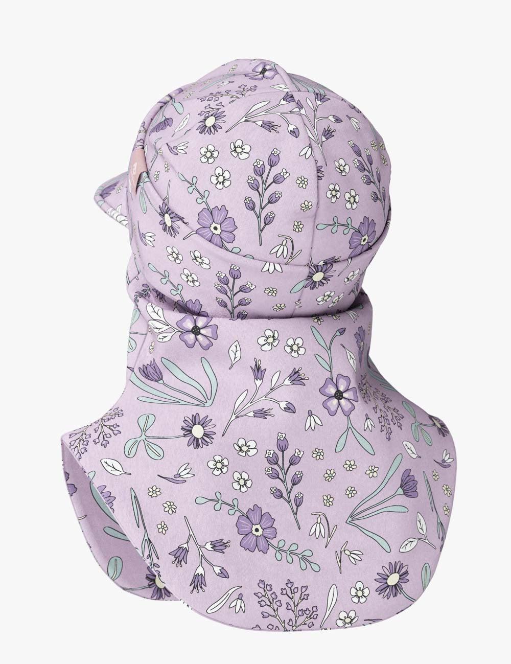 Kinder-Balaclava mit Schirm für Frühling und Herbst BENT – Sunny Petals – Produktbild 2