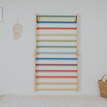 Pikler Dreieck mit Sprossenwand-Erweiterung – Regenbogen Kletterdreieck für Kinder – Produktbild 4