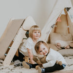 Pikler Dreieck aus Holz – Kletterdreieck für Kinder in Pastell-Farben – Produktbild 2