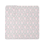 Pink Baby Blanket with Harness Slots