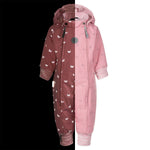 Pink Reflective Merino Wool-Lined Spring/Autumn Jumpsuit