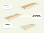 PLOTTY Wooden Bunk Bed with Ladder – 90 × 200 cm