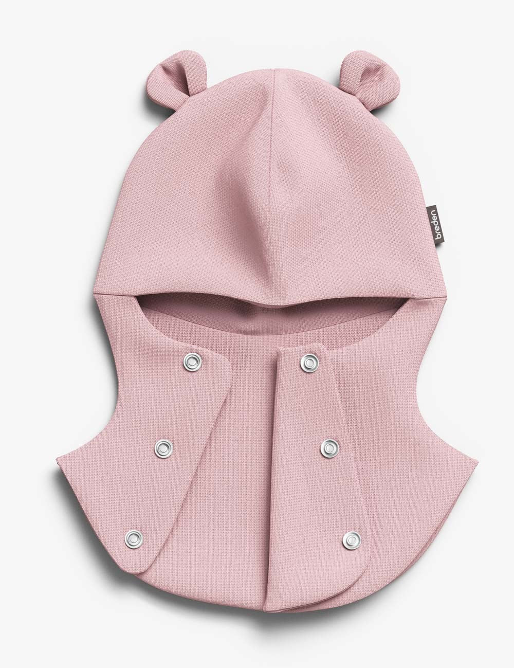Baby-Sturmhaube GEMMA mit Ohren – 2in1 Schlupfmütze aus Rippbaumwolle – Produktbild 2