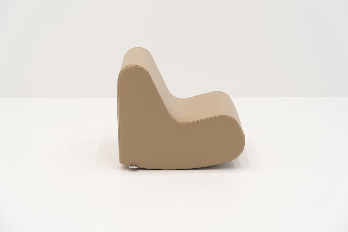 Softplay Schaukelstuhl Beige – weicher Kinder-Schaukelstuhl ab 3 Jahren – Produktbild 3