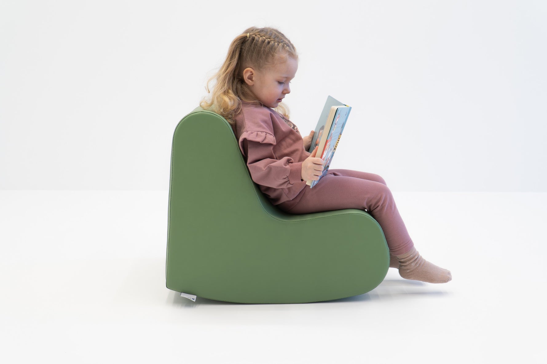 Softplay-Schaukelstuhl – Grün – Produktbild 2