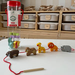 Safari-Fädelbausteine aus Holz – Produktbild 2