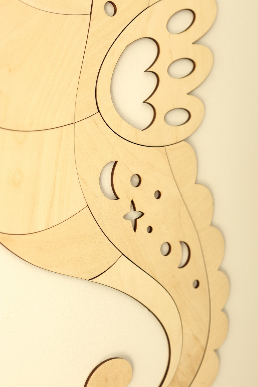 Wanddekoration aus Holz – Seepferdchen – Produktbild 4