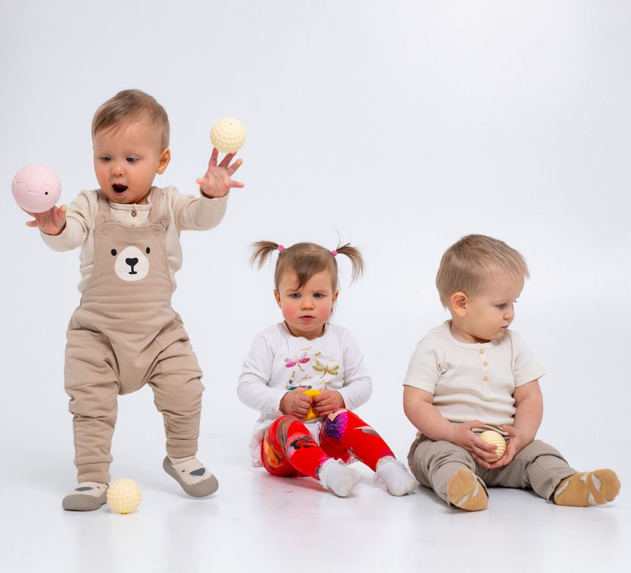 Gerardo’s Toys Sensorikbälle Set 7-teilig – Baby Motorikbälle & Noppenbälle ab Geburt – Produktbild 1