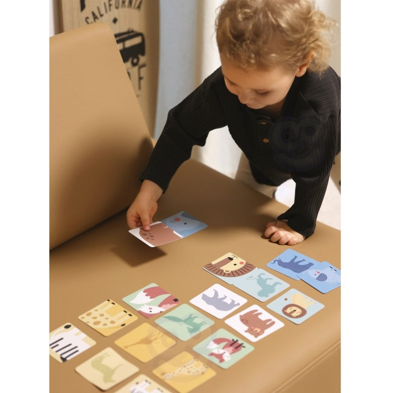 Montessori Tier-Wackelturm XXL aus Holz – Stapelspiel & Geschicklichkeitsspiel ab 3 Jahren – Produktbild 3