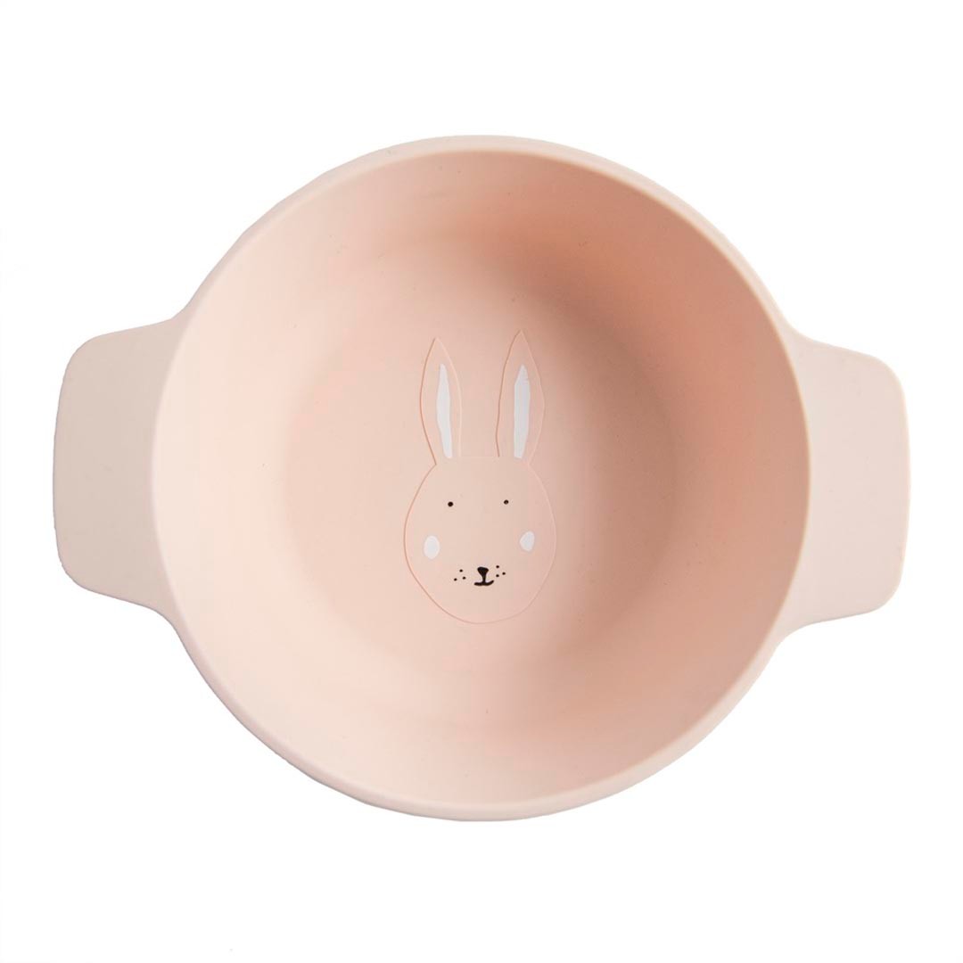 Silikon-Schale Mrs. Rabbit – Baby Schüssel aus lebensmittelechtem Silikon ab 4 Monaten – Produktbild 1