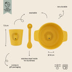 Silikon-Esslernset Mr. Lion – Baby Geschirr-Set ab 4 Monaten – Produktbild 3
