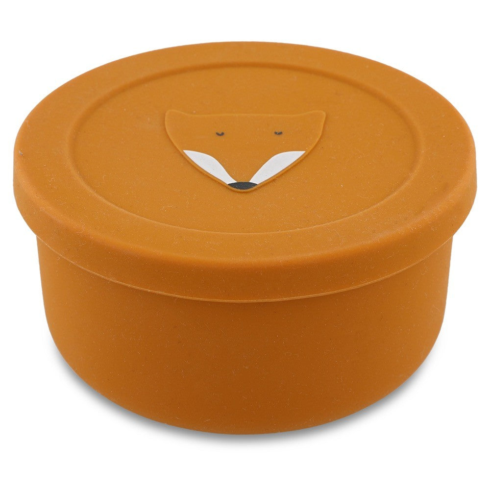 Silikon-Snackbox Mr. Fox mit Deckel – Baby Snackbehälter aus lebensmittelechtem Silikon – Produktbild 4