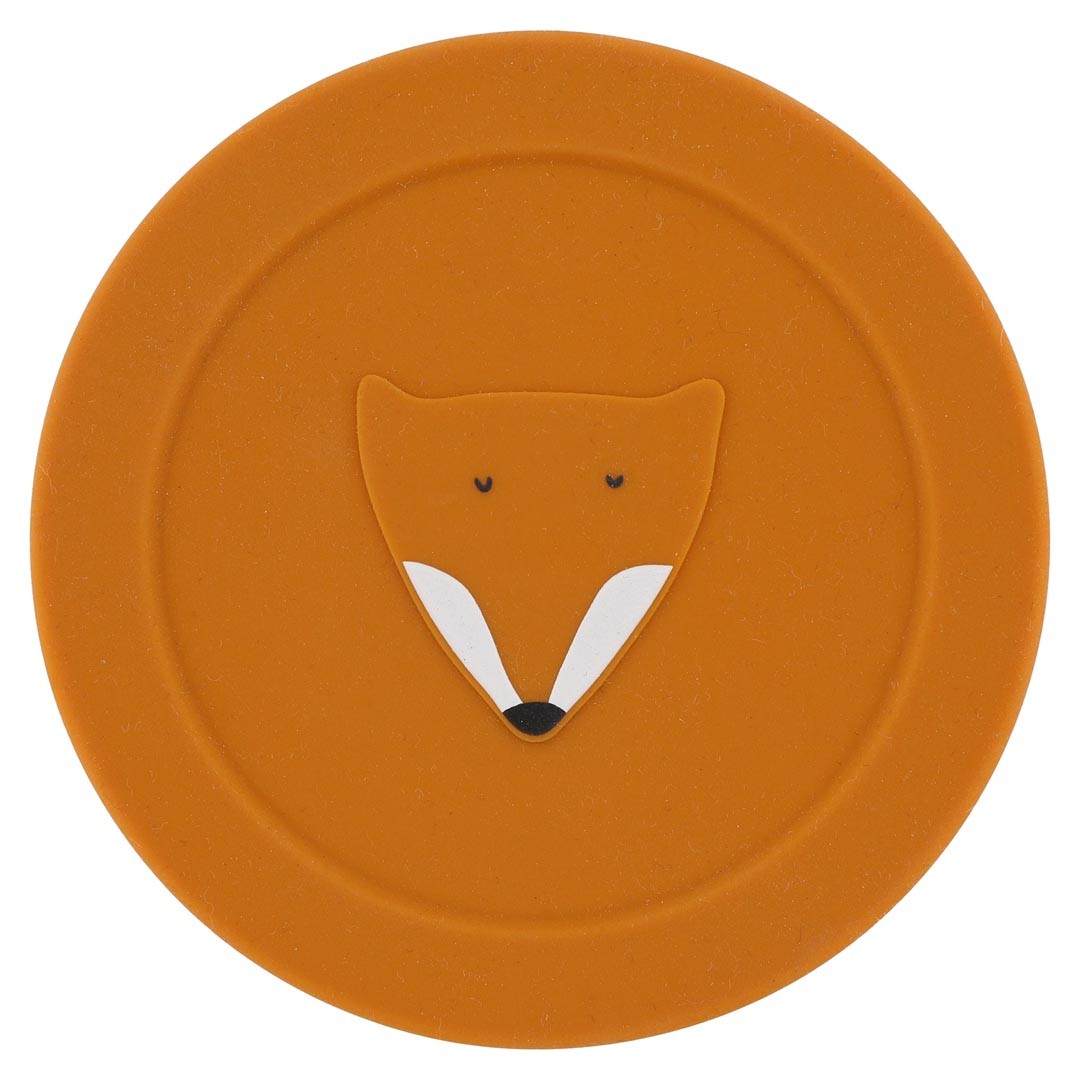 Silikon-Snackbox Mr. Fox mit Deckel – Baby Snackbehälter aus lebensmittelechtem Silikon – Produktbild 1