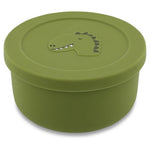 Silikon-Snackbox Mr. Dino mit Deckel – Baby Snackbehälter aus lebensmittelechtem Silikon – Produktbild 2
