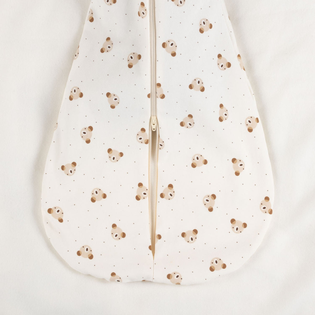 Baby Swaddle and Sleeping Bag 0.5 TOG – Beige / White