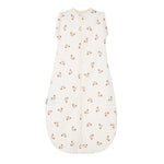 Baby Swaddle and Sleeping Bag 0.5 TOG – Beige / White