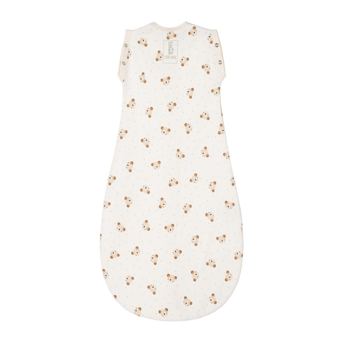 Baby Swaddle and Sleeping Bag 0.5 TOG – Beige / White