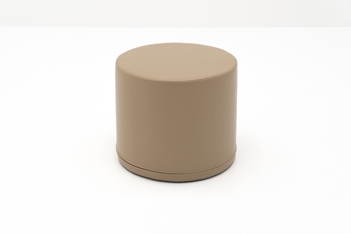 Small Play Pouf Cylinder - Beige