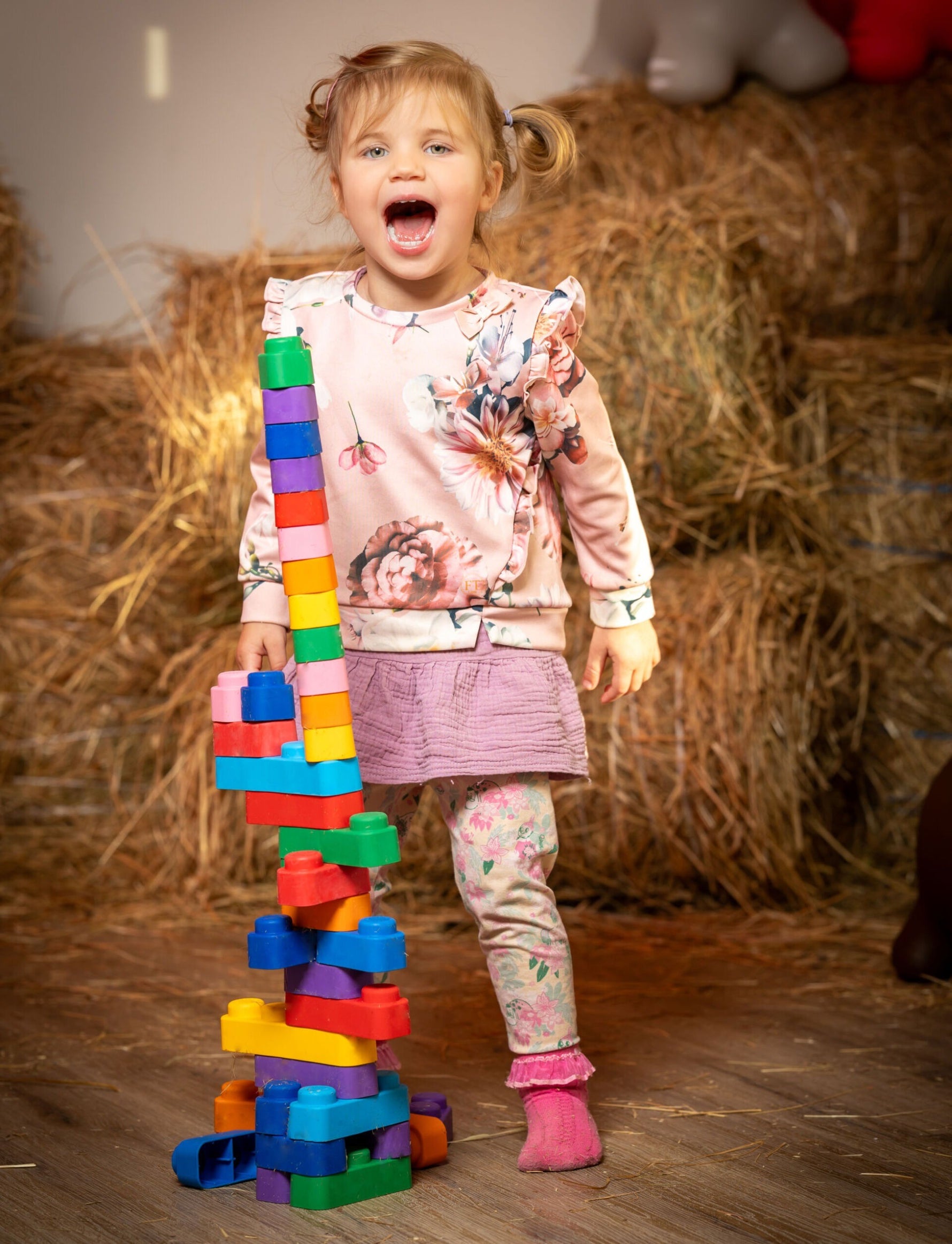weiche Bausteine Set mit Rädern 33-teilig – weiche Baby Bausteine ab 6 Monaten