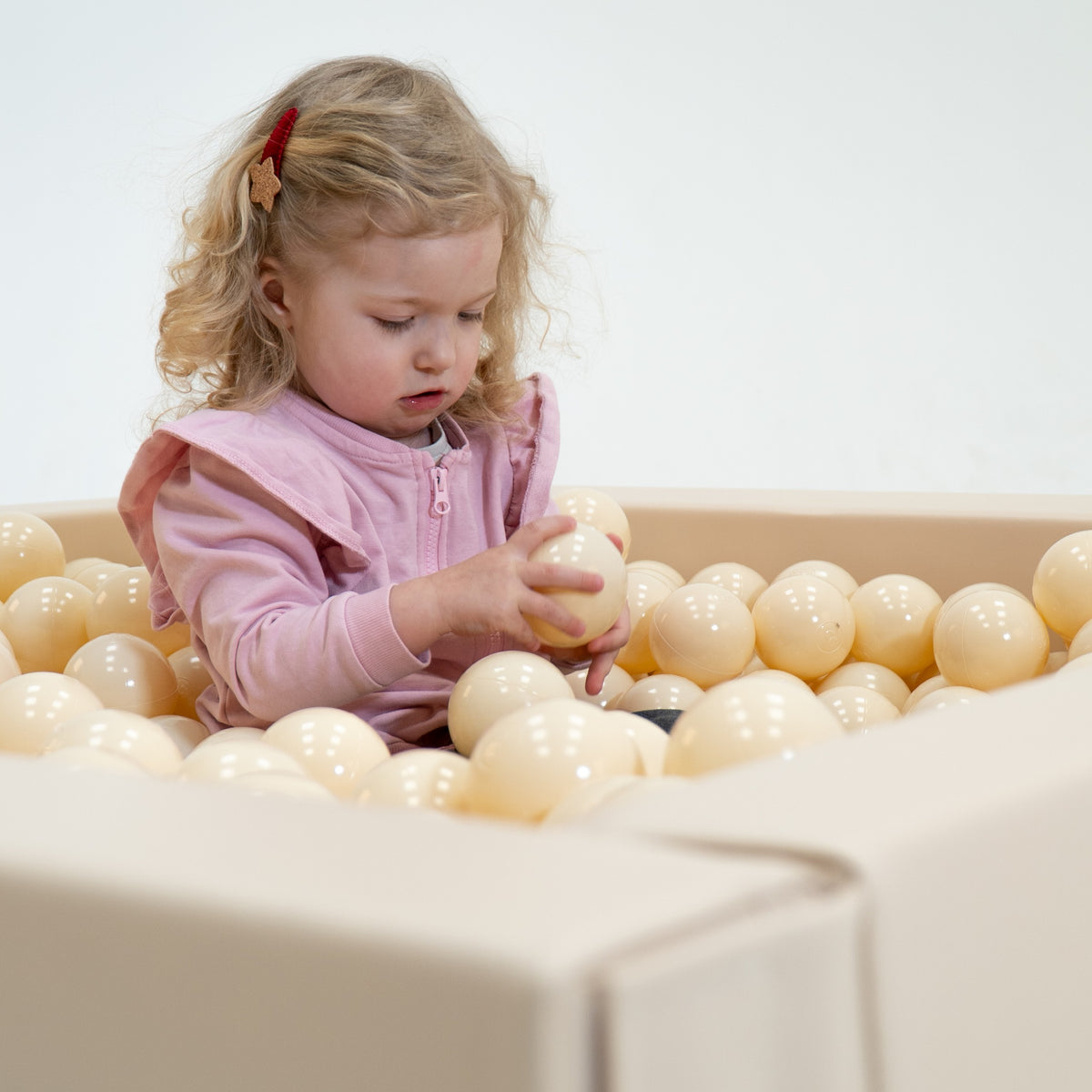 Bällebad-Bälle 500 Stück – Beige – Produktbild 3