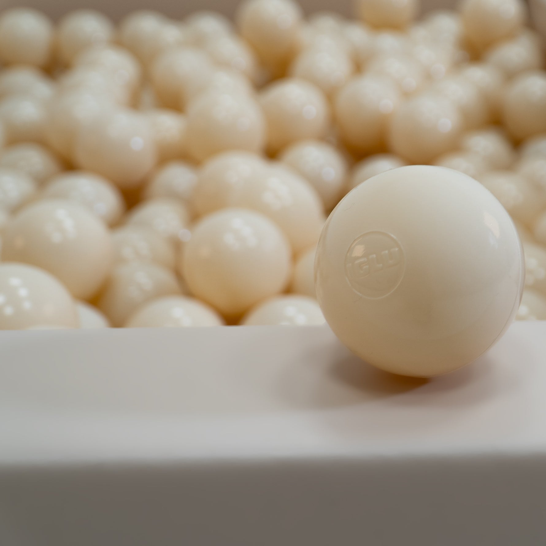 Bällebad-Bälle 500 Stück – Beige – Produktbild 2