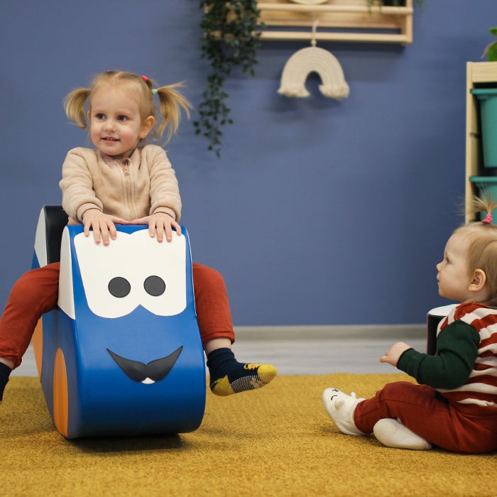 Softplay-Rutschfahrzeug – Blau Car – Produktbild 2