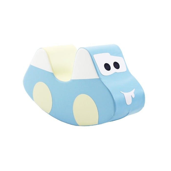 Softplay-Rutschfahrzeug – Hellblaues Auto – Produktbild 1