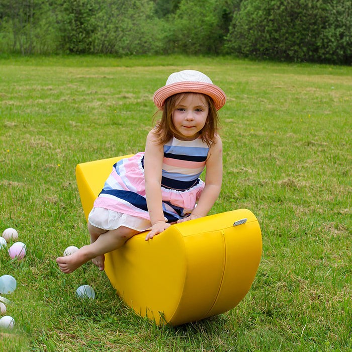 Softplay-Schaukeltier – Gelbe Banane – Produktbild 2