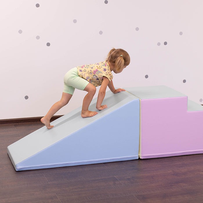 IGLU Soft Play Step and Slide Set - Pastel