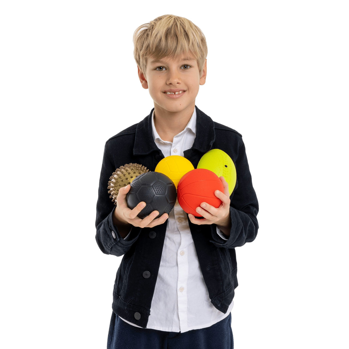 Gerardo’s Toys Sportbälle Set 4-teilig – weiche Kinderbälle für drinnen, draußen & Wasser – Produktbild 3