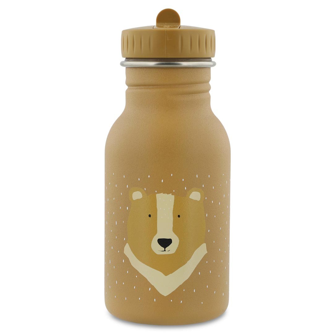Kinder-Trinkflasche Edelstahl 350 ml Mr. Bear – Auslaufsichere Flasche ab 3 Jahren – Produktbild 3
