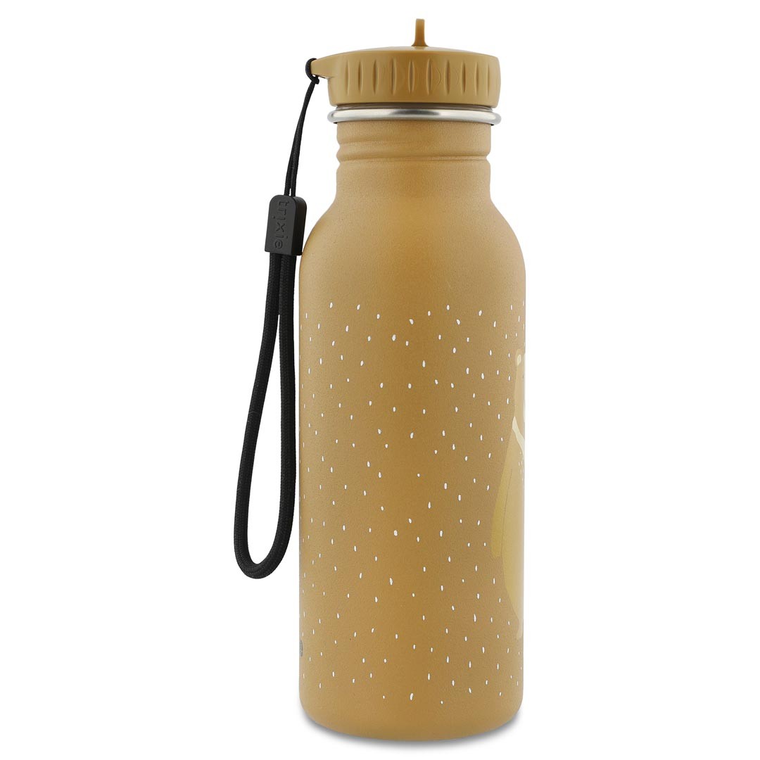Edelstahl-Trinkflasche Mr. Bear 500 ml – auslaufsichere Kinderflasche ab 3 Jahren – Produktbild 2