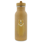 Edelstahl-Trinkflasche Mr. Bear 500 ml – auslaufsichere Kinderflasche ab 3 Jahren – Produktbild 1