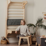 Tisch und Stuhl für leg&go Sprossenwand – Kindermöbel-Erweiterung aus Holz – Produktbild 2