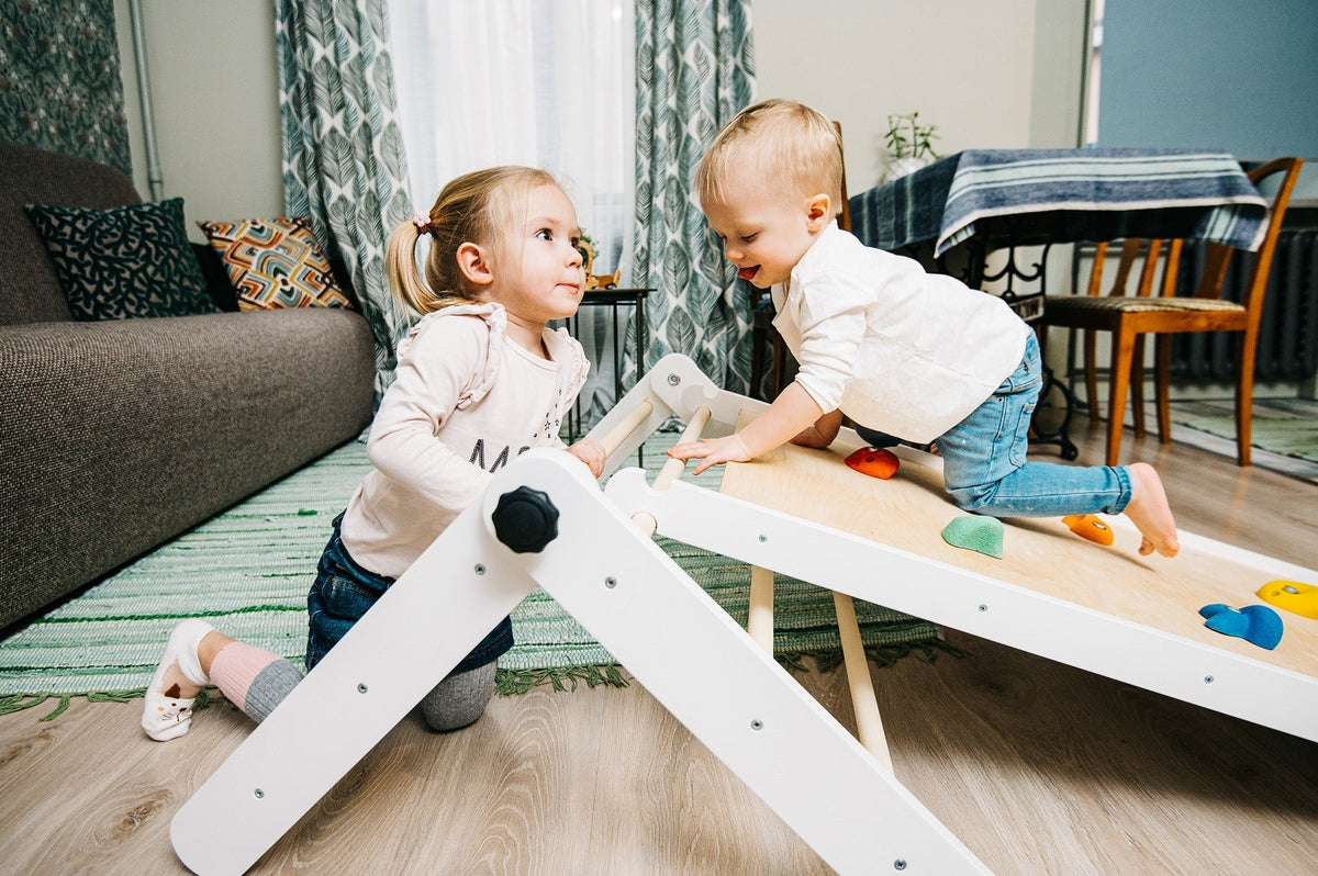 Pikler Dreieck 2-teilig aus Holz – Kletterdreieck für Kinder 2–7 Jahre – Produktbild 4