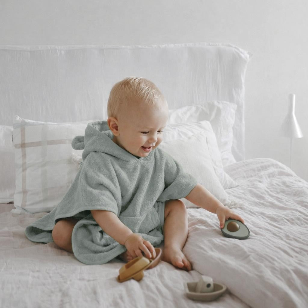 BAILI Hooded Poncho Towel – 60 × 65 cm