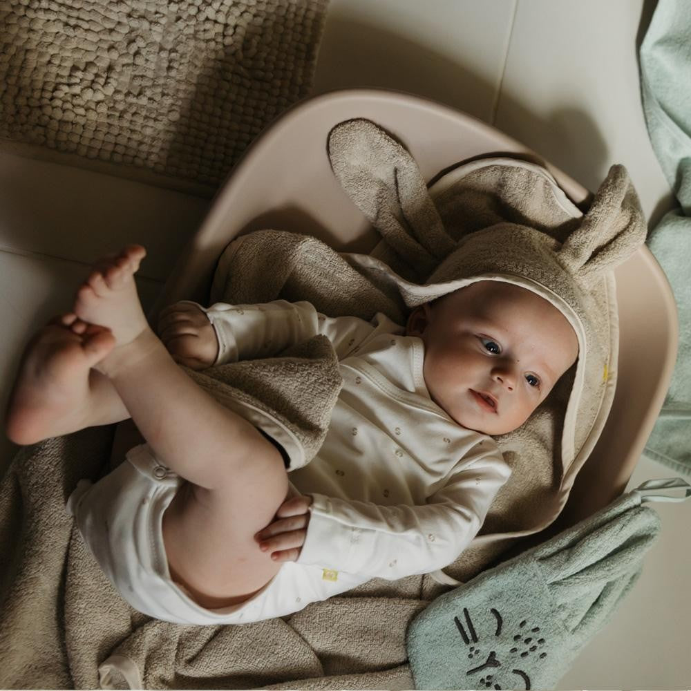 BATHY Hooded Baby Bath Towel – 75 × 75 cm