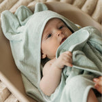 BATHY Hooded Baby Bath Towel – 75 × 75 cm