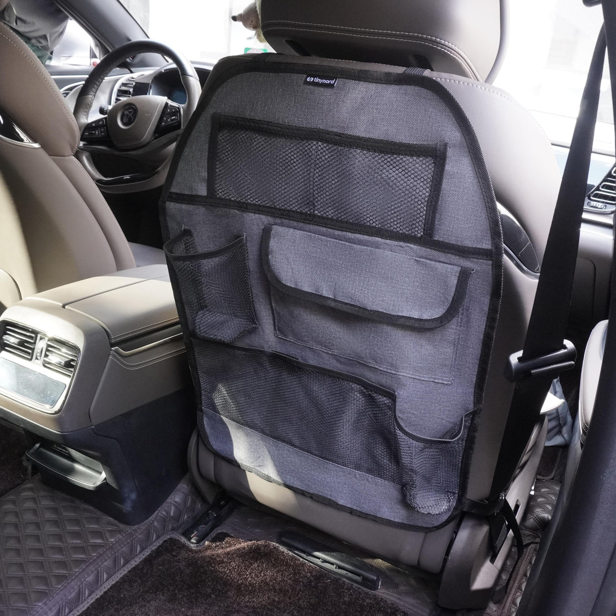 Car Backseat Organiser with Tablet Holder – Grey